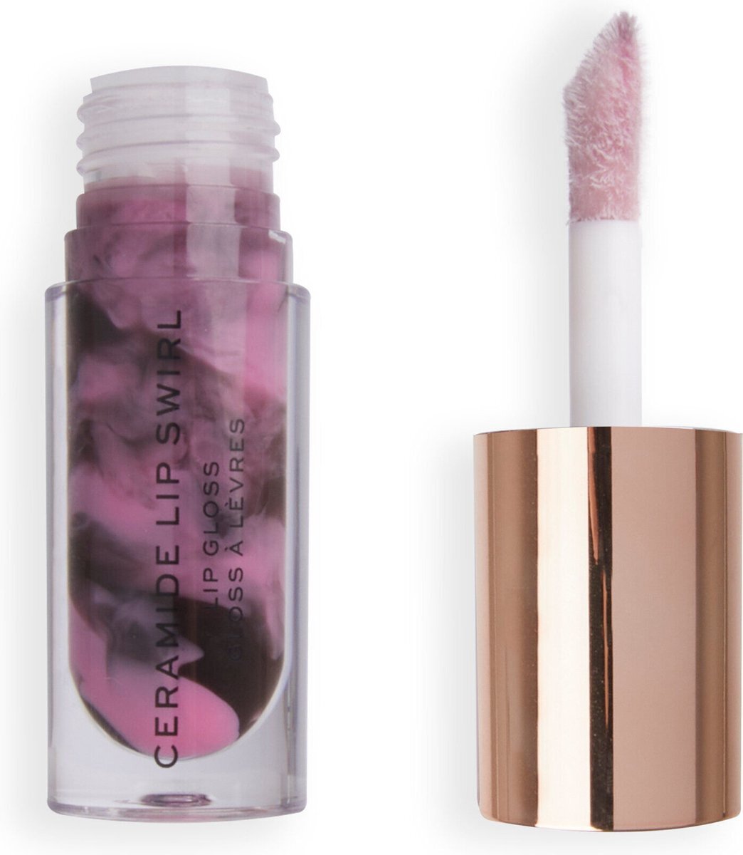 Makeup Revolution Lip Swirl Ceramide Gloss - Cherry Mauve - Lipgloss