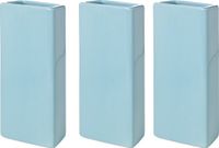Merkloos Luchtbevochtiger - 6x - Blauw - Steen - 900 ml - H21 cm