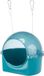 Trixie Badhuis Rond Blauw - Vogelbad met Veiligheidshaken - 20x17.5x20 cm