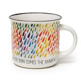 Legami - Cup Puccino, mok van New Bone China, motief After Rain, Take a Break Collection, inhoud 350 ml, vaatwasmachinebestendig, magnetronbestendig (0049)