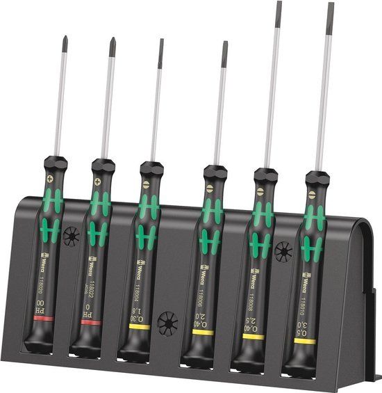 Wera Kraftform Micro Screwdriver Set - 6 Pieces