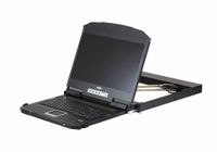 Aten CL3800NW rack console 47 cm (18.5") 1920 x 1080 Pixels Metaal, Kunststof Zwart 1U