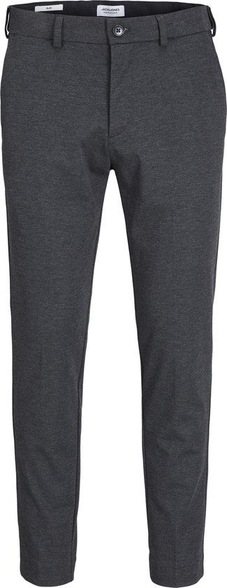 JACK & JONES PLUS JPSTMARCO JJCOOPER CHINO NOOS PLS Heren Broek - Dark Grey Melange - Maat 48/32