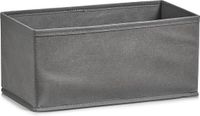 Zeller Kast organizer - Basic Line - Grijs - Katoen - 14 x 28 x 13 cm