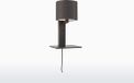 GOOD&MOJO Lampe murale Andes - Bambou Noir/Gris foncé - 19x24x36cm