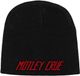Motley Crue Logo Unisex Beanie - Zwart