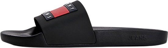 Tommy Hilfiger Pool Slides Essentials Heren Slippers Zwart Maat 43