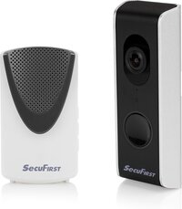 SecuFirst DID701B Slimme Video Deurbel - Zwart/Grijs - 1080P - Met Draadloze Gong