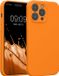 kwmobile telefoonhoesje geschikt voor Apple iPhone 14 Pro Max - TPU backcover met siliconen coating - Smartphone case in fruitig oranje