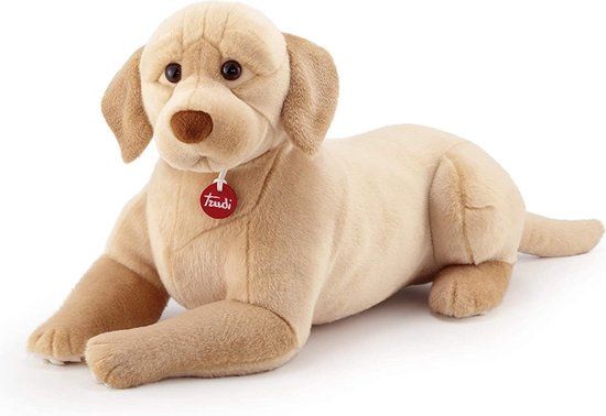 Trudi Classic Knuffel Hond Labrador Extra Groot 74 cm - Beige