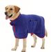 Ohpets® Hondenbadjas - M (Ruglengte 50-55 cm) - Blauw