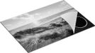 Chefcare Inductie Beschermer Strand en Zee - Zwart Wit - 75x50 cm
