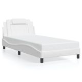 VidaXL Bedframe "Viana" Kunstleer Wit 100x200 cm