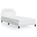 VidaXL Bedframe "Viana" Kunstleer Wit 100x200 cm