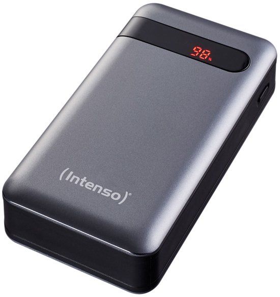 Intenso Powerbank PD20000 - 20000 mAh - Antraciet