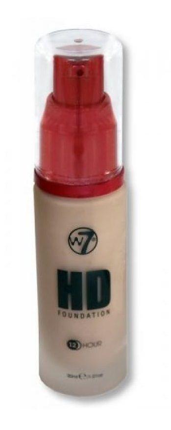 W7 HD Foundation - Natural Beige 30 ml