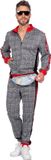 Wilbers & Wilbers Retro Trainingspak Hip Hop Trotse Schotse Ruit Grijs - Man