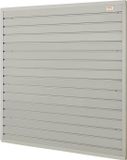 Merkloos / Sans marque Wan GmbH Wandpaneel gereedschapswand 1291 x 1291 cm - WPC-gereedschapshouder organizer - lamellenwand - steekbord pegboard - werkplaats magazijn - kelder Gereedschapswand