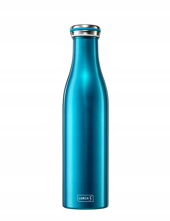 Lurch Thermosfles 0,75L - Blauw Parelmoer, RVS