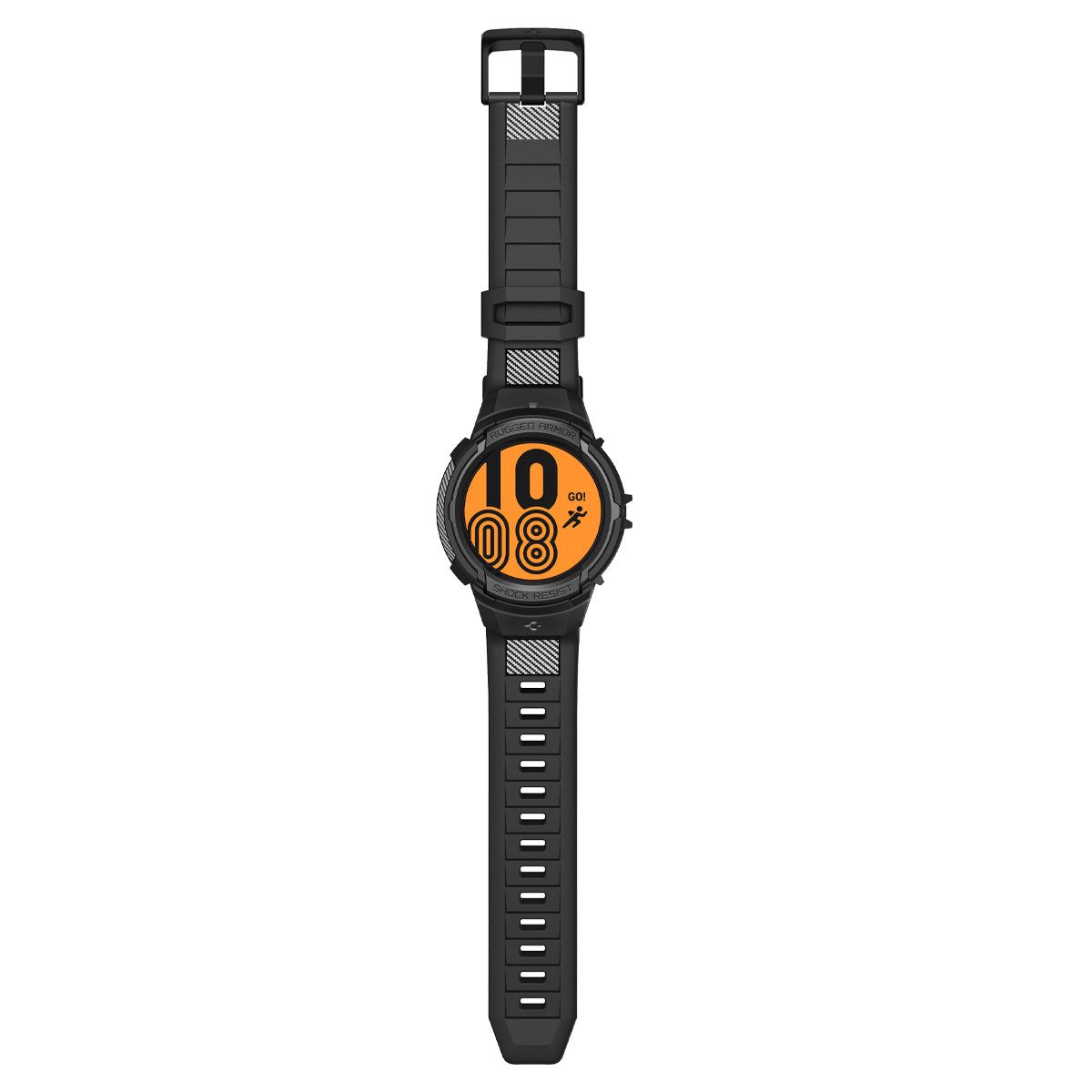 Spigen Rugged Armor Pro - Black - Samsung Galaxy Watch 5 Pro