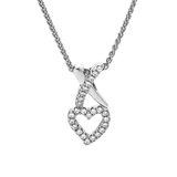 Orphelia ZH-7361 - Hanger Hart met ketting - Zilver 925 - Zirkonia
