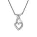 Orphelia ZH-7361 - Hanger Hart met ketting - Zilver 925 - Zirkonia