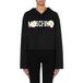 Moschino Sweatshirt à logo d'œufs en coton biologique Noir