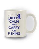 Kalm Keep Calm and Carry On Mok met vismotief