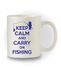 Kalm Keep Calm and Carry On Mok met vismotief