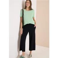 Cecil 3/4 High Waist broek met wijde pijpen in Loose Fit