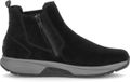 Gabor Rollingsoft - Dames sportieve enkellaars - Zwart suede - Artikel 0804.02.008 - Maat 41