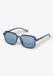 Superdry Oversized Square Dames Zonnebril Blauw