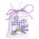 VERVACO Borduurpakket Kruissteek Geurzakje LAVENDEL & VLINDER Handwerkpakket Lavendelzakje voor Kledingkast 8 x 12 cm Borduurwerk met Telpatroon DIY Kit Klein Cadeau Knutselen Voor Volwassenen