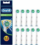 Oral-B CrossAction Opzetborstels - 10 stuks - Wit