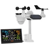 VEVOR 7-in-1 Draadloos Weerstation voor Binnen en Buiten met 7,5 inch Kleurendisplay