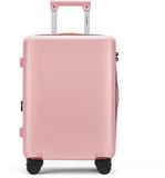 DAKOZO Handbagage Koffer - Luxe Carry-On - Lichtgewicht Reiskoffer - Veilig TSA cijferslot - Extra sterke YKK rits - Handbagage trolley - 100 procent Polycarbonaat - 39L - Roze