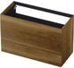 INK - Onderkast 2 Laden Push To Bestaande Uit: - 1200x450x650 Mm - Massief Eiken Ash Grey