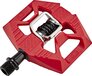 Crankbrothers Double Shot 1 Pedalen - Rood/Zwart
