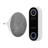 Hombli Smart Doorbell Pack - Black, White - Home & Office - IP65 - Wireless - MicroSD - 1080p