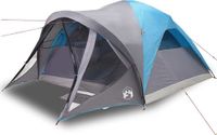 vidaXL Tunneltent 6-persoons waterdicht blauw