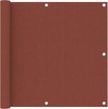 vidaXL Balkonscherm 90x300 cm Oxford stof Terracotta