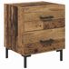 vidaXL Nachtkastje Oudhout 40 x 35 x 47,5 cm Bewerkt hout