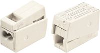 WAGO 224-112 Lampklem Flexibel: 0.5-2.5 mm² Massief: 1-2.5 mm² Aantal polen: 3 15 stuk(s) Wit
