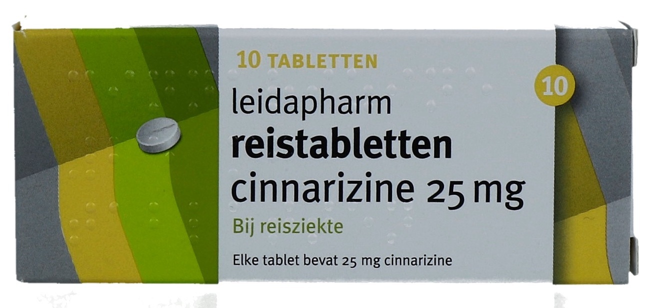 Leidapharm Reistabletten Cinnarizine 25 mg Tabletten