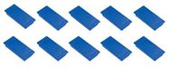 Franken magneet 10 Stuk Haftkraft 1000 g blauw