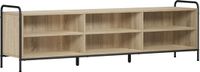 vidaXL Tv-meubel 140 x 39,5 x 50 cm Sonoma Eiken Bewerkt hout