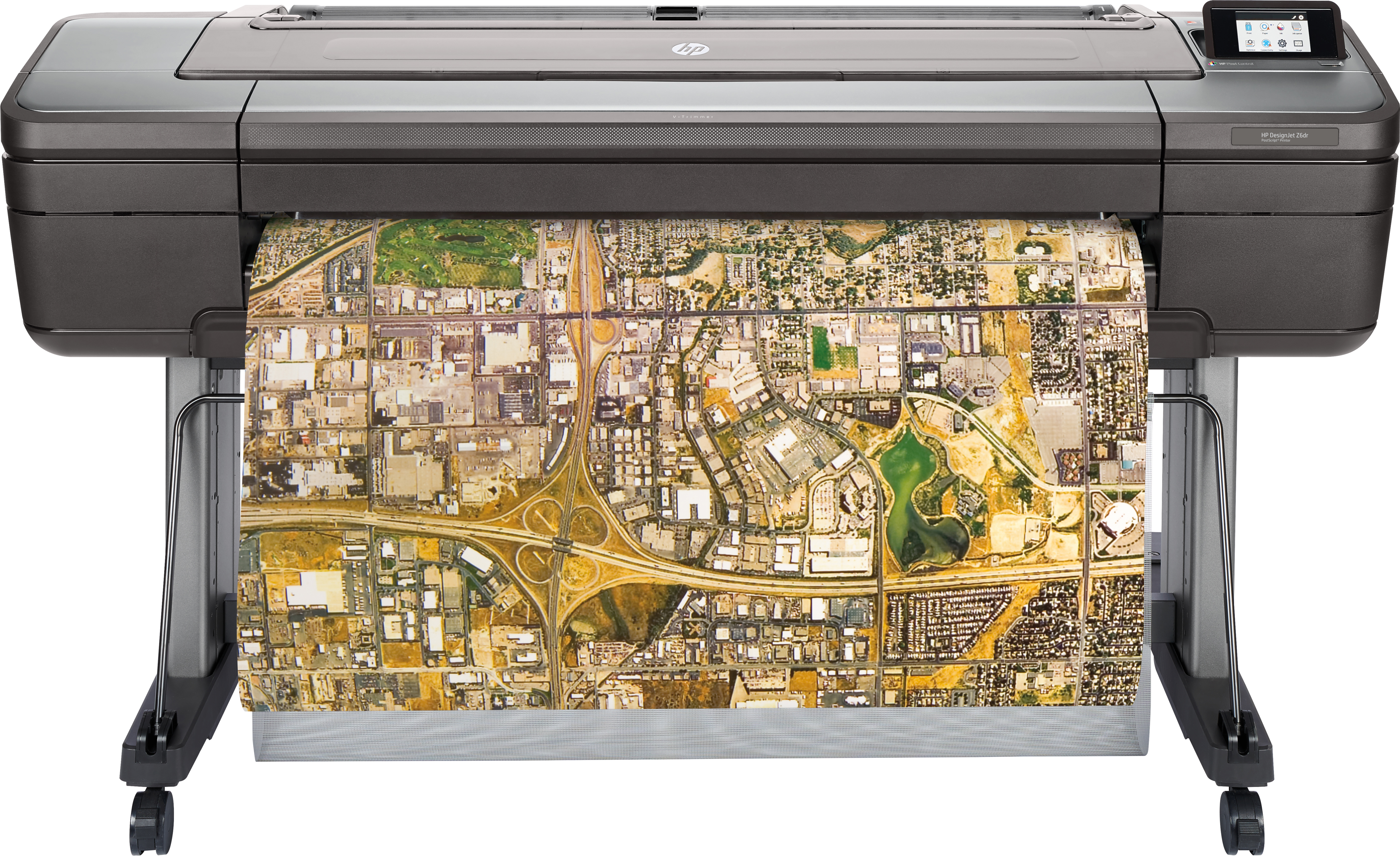 HP Designjet Z6dr 44-in PostScript Grootformaat-printer - Kleur - 2400 x 1200 DPI - Thermische inkjet - Ethernet LAN