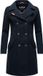 Marikoo Dames wollen mantel Nanakoo Navy