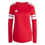 adidas dames Squadra25 Jersey Long Sleeve Shirt, team power red 2/white, M