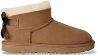 UGG Ultra Mini Bailey Bow laarzen van leer in bruin